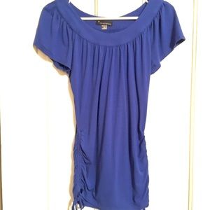 Royal blue tunic shirt size small